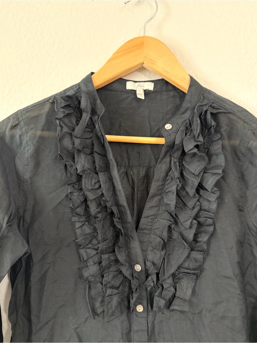 Joie Silk Ruffle Dress - Picture 2 of 5